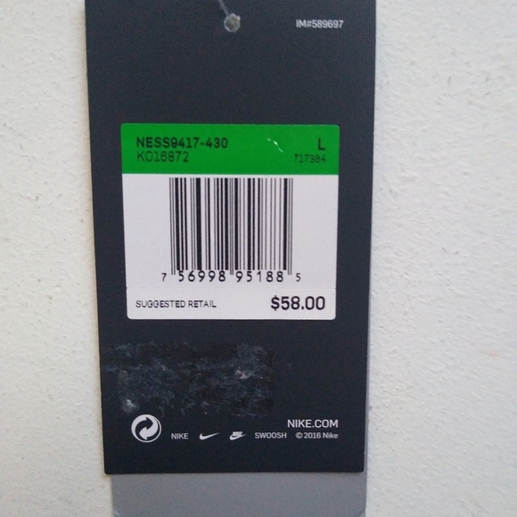 Nike Glow Diverge 9" Board Shorts Swim Trunks, Blues, Size Large - Picture 11 of 13